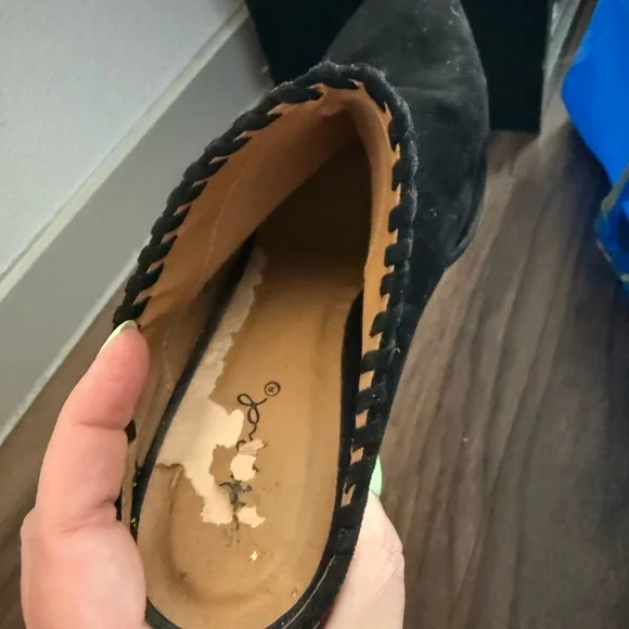 Qupid Black Suede Mules - Picture 4 of 4